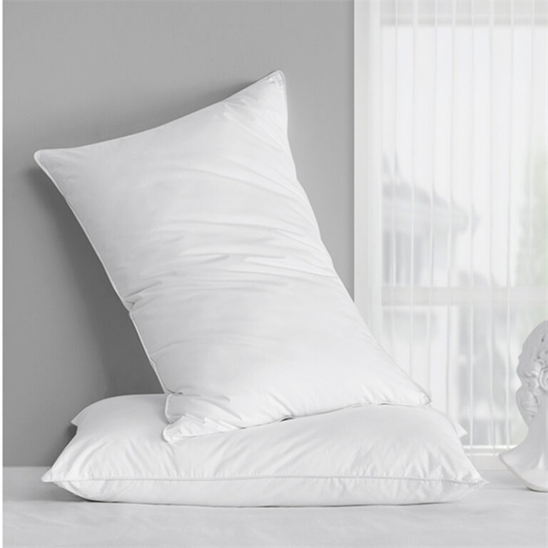 New design 100% cotton fabric  hotel microfiber pillow