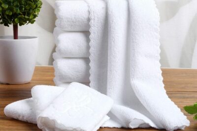 Why are hotel towels all white?